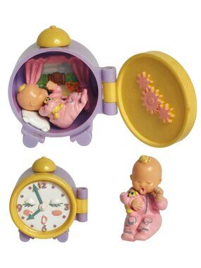 Vtg Mimi and the Goo Goos Teddykins and His Alarm Clock Compact Mini Collectible